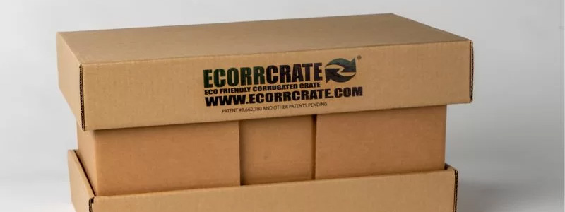 ecorrcrate eco-friendly corrugated crate