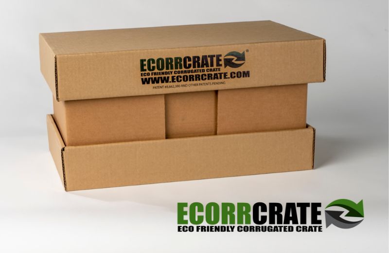 ecorrcrate eco-friendly corrugated crate