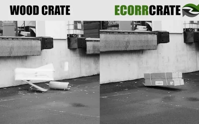 Shock Absorbing Shipping Crates: Ecorrcrate Wins Drop Test